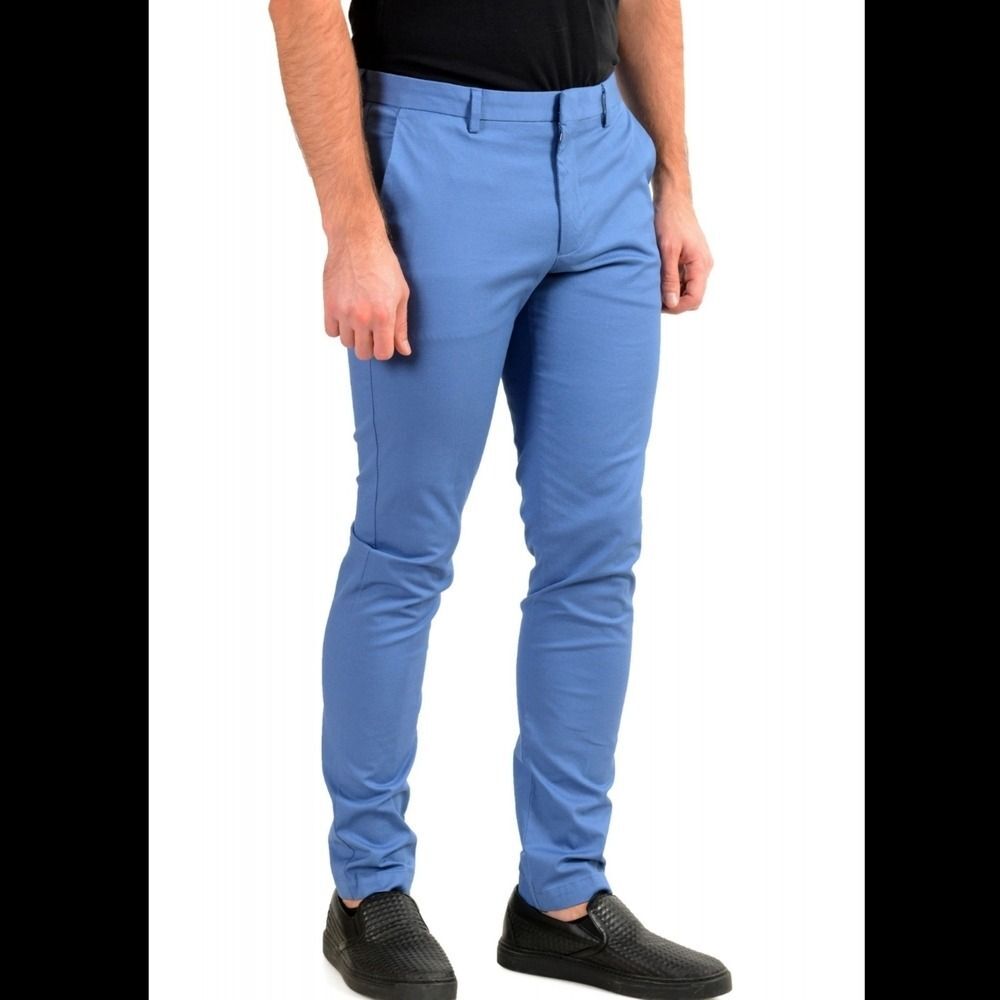 Hugo Boss Men's Light Blue Chinos